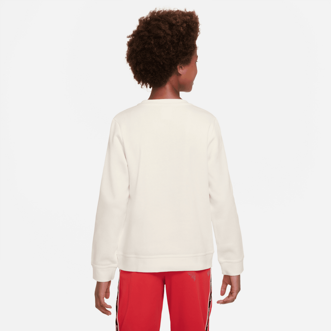 Sweat Nike Repeat Junior - Beige/Noir/Rouge