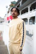 Sweat Nike Sportswear Fleece - Beige/Blanc/Noir