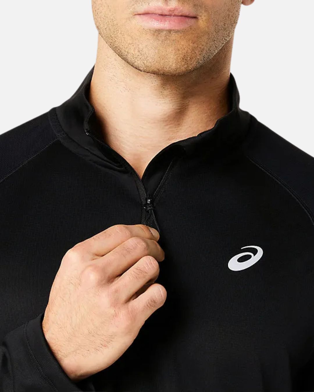 Sweat Asics Road Lite-Show 1/2 Zip - Noir