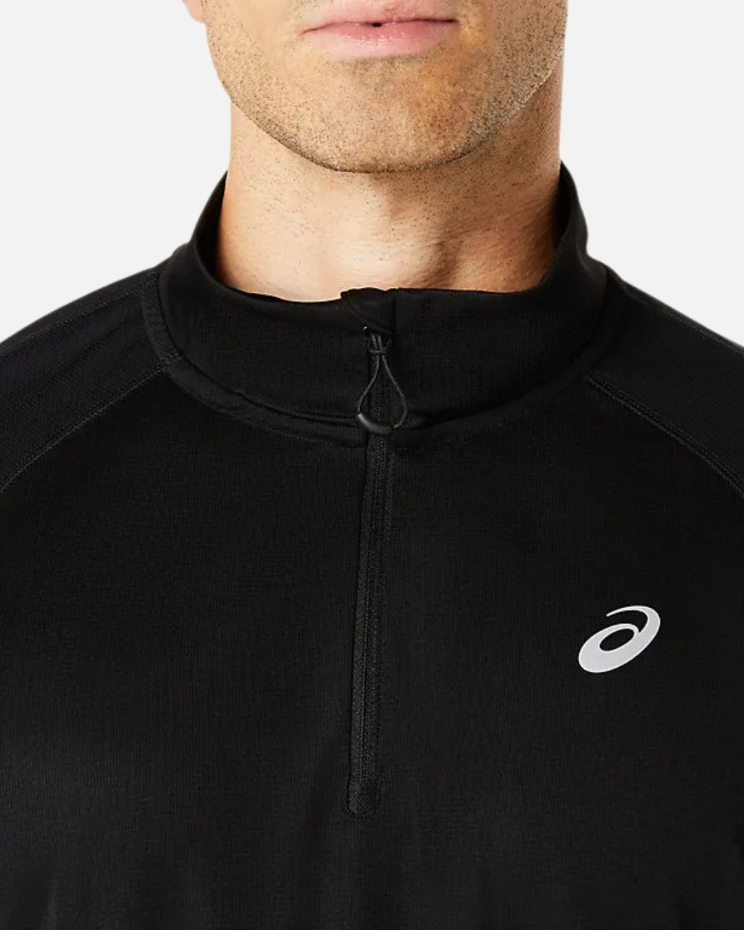 Sweat Asics Road Lite-Show 1/2 Zip - Noir