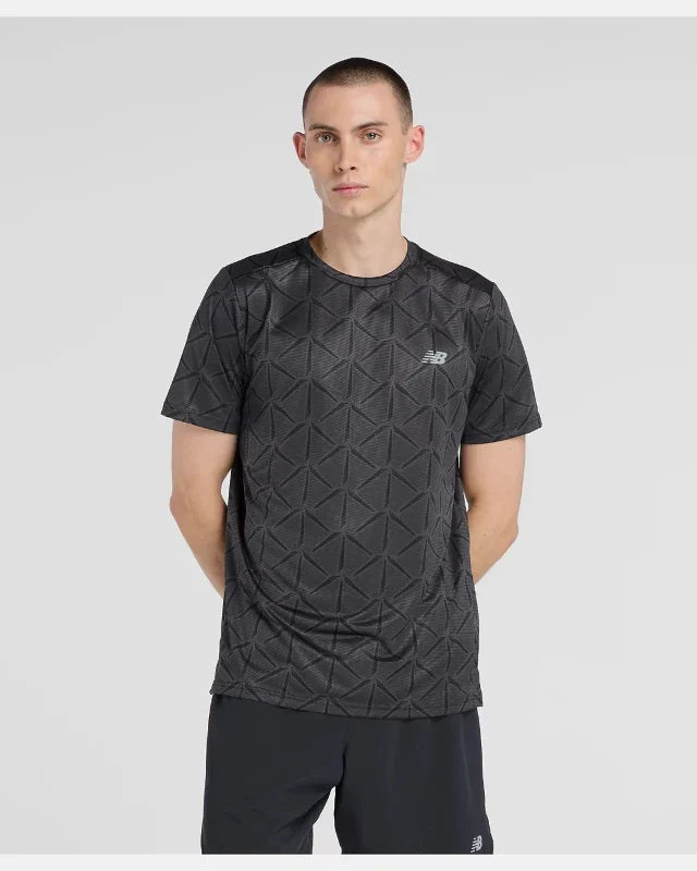 T-shir Sport Essential Printed - Noir