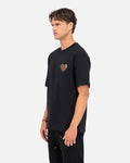 T-Shirt ADJ Coeur Chic - Noir/Beige