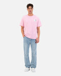 T-Shirt ADJ Coeur Chic - Rose/Blanc