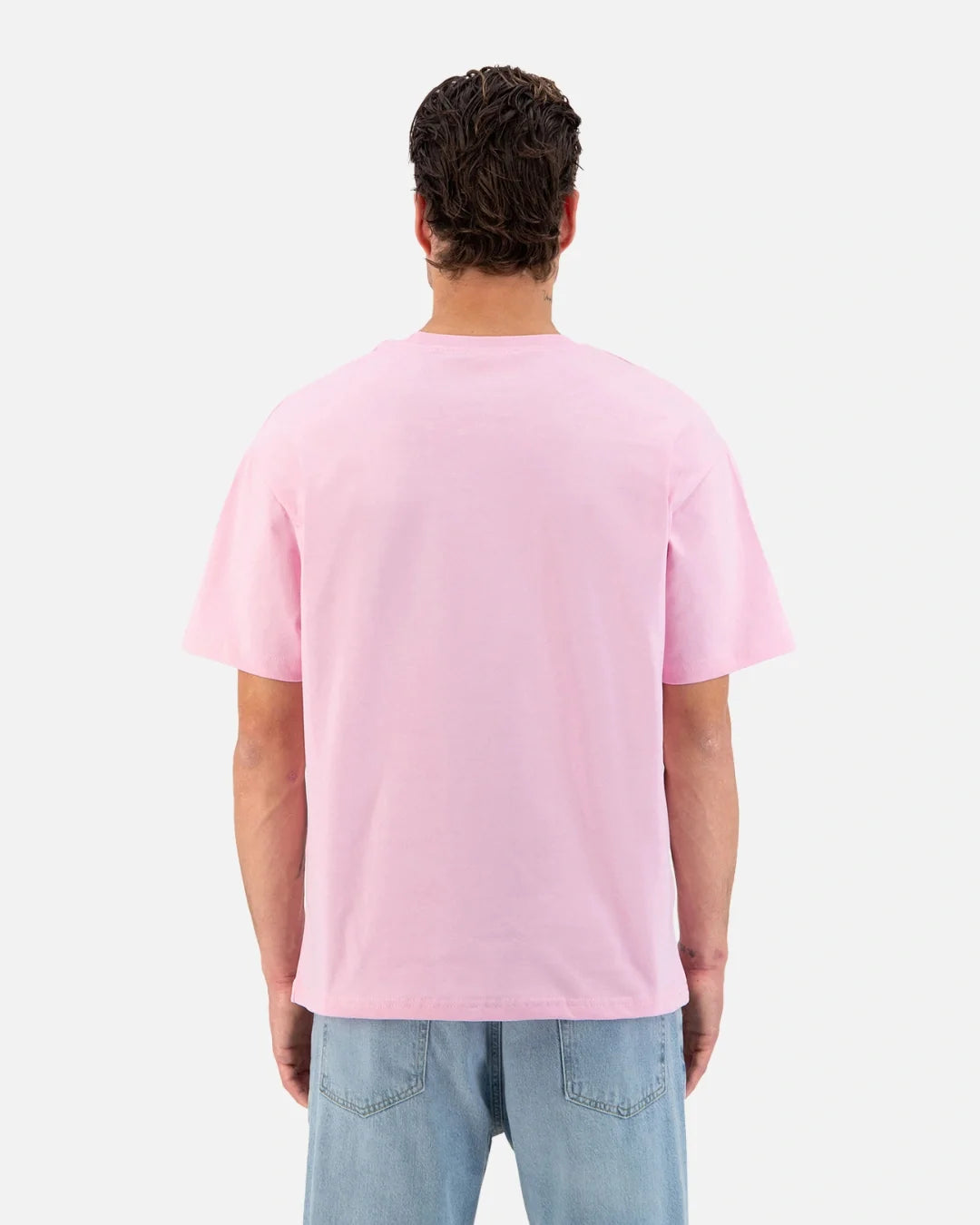 T-Shirt ADJ Coeur Chic - Rose/Blanc
