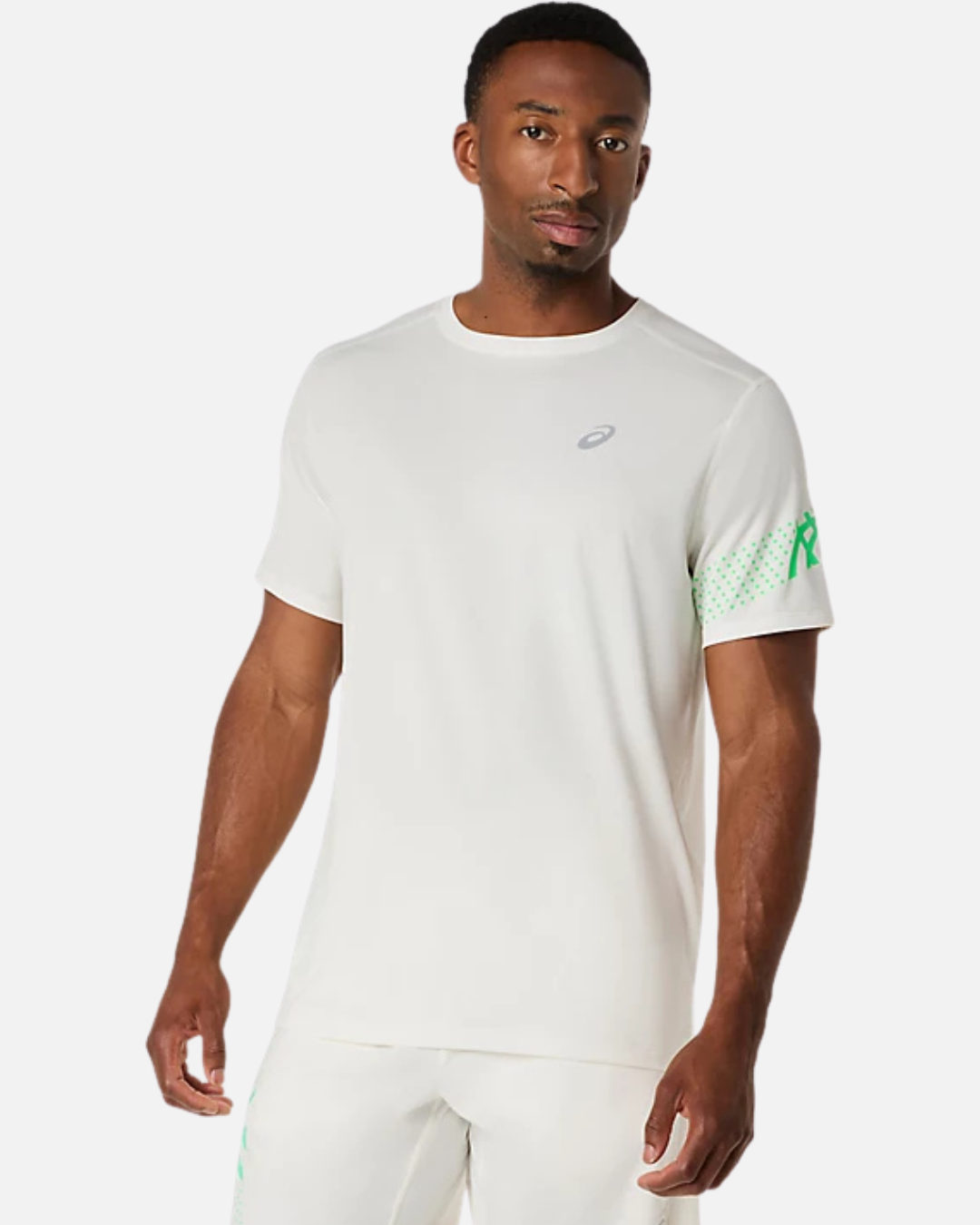 T-shirt Asics Icon - Beige/Vert