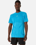 T-shirt Asics Road Seamless - Bleu