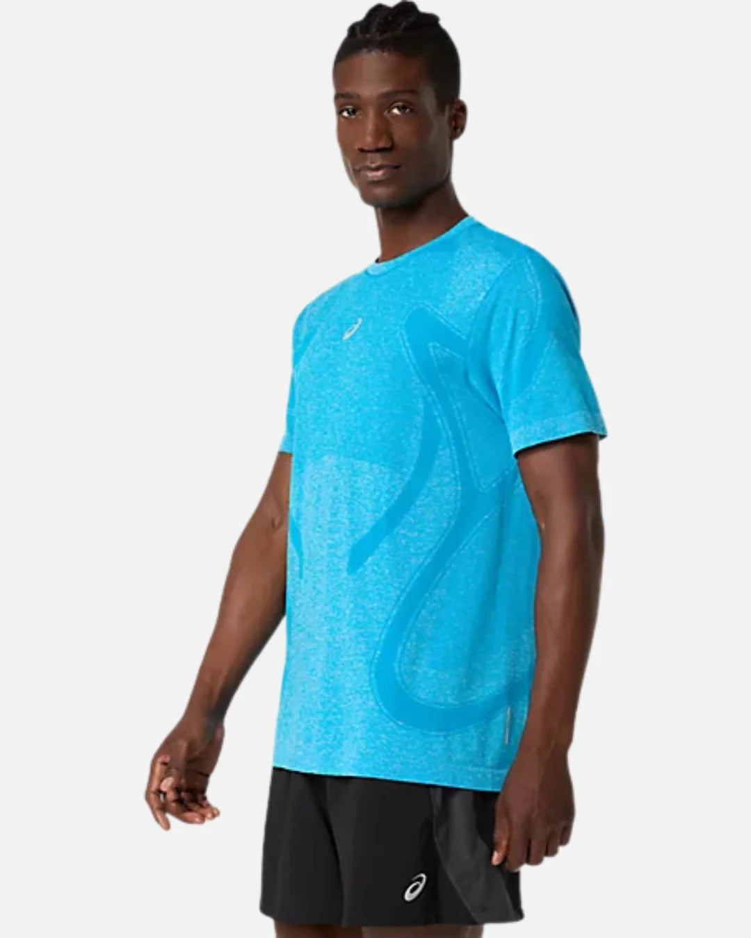T-shirt Asics Road Seamless - Bleu