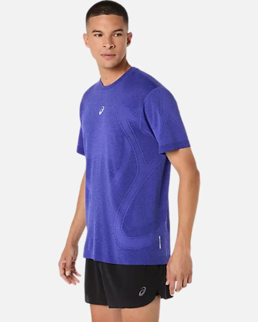 T-shirt Asics Road Seamless - Bleu