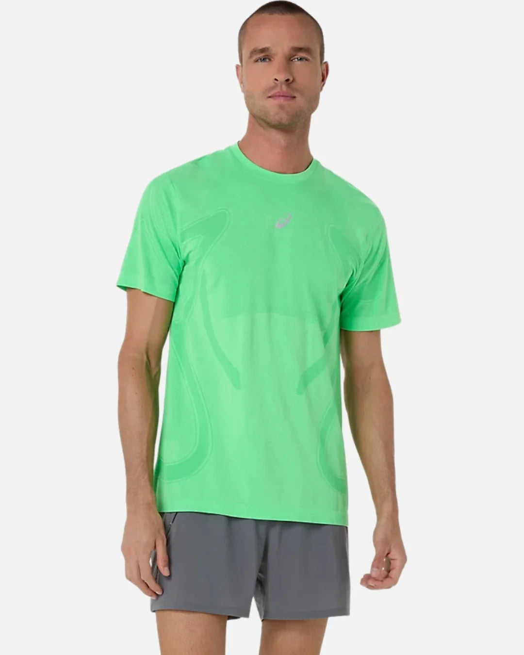 T-shirt Asics Road Seamless - Vert