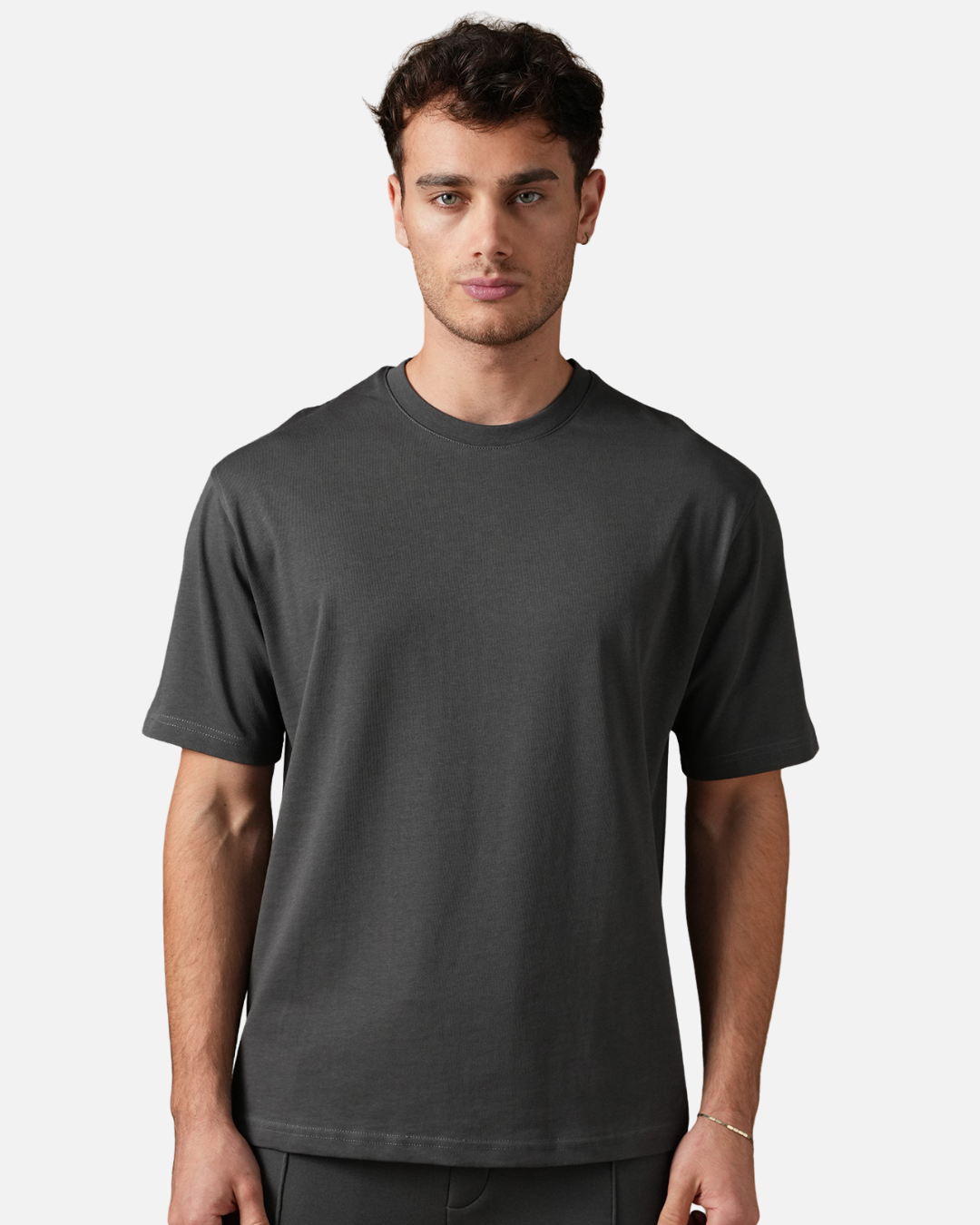 T-shirt Basic - Gris Anthracite