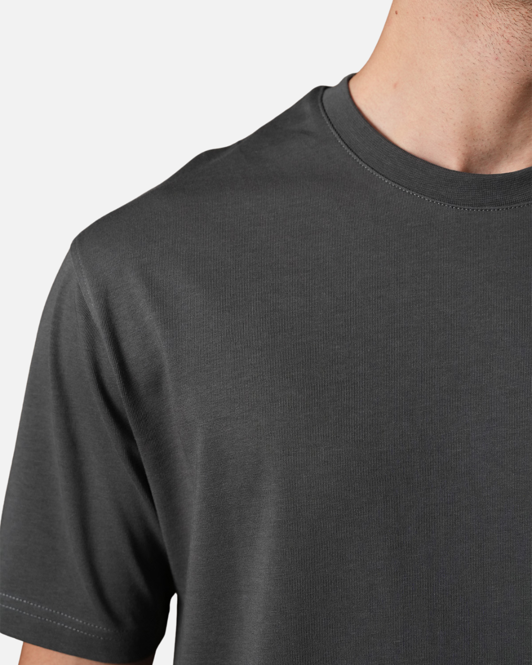 T-shirt Basic - Gris Anthracite