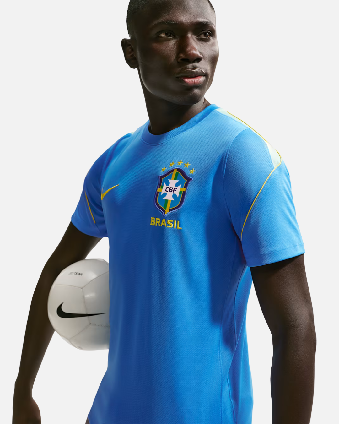 T-shirt d'entrainement Brésil Coupe du Monde 2026 - Bleu/Jaune
