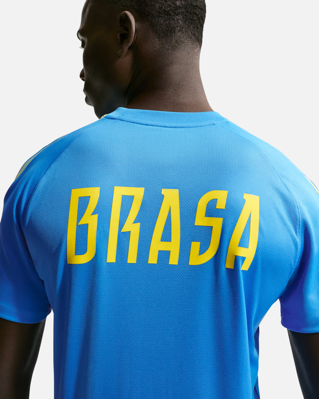 T-shirt d'entrainement Brésil Coupe du Monde 2026 - Bleu/Jaune