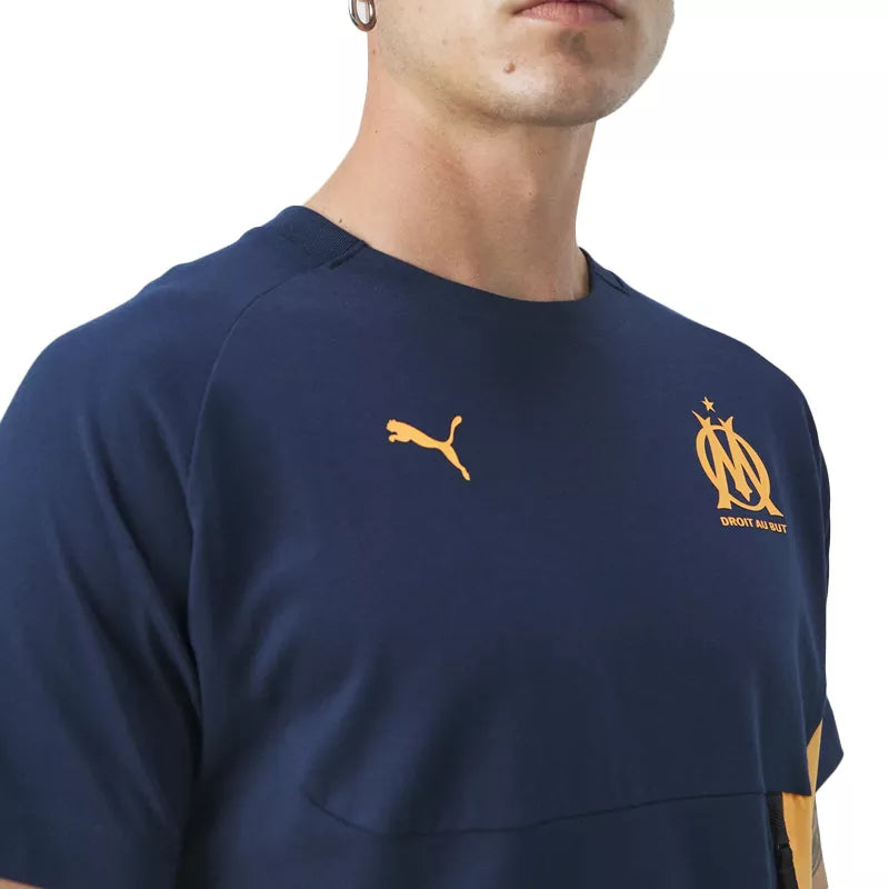 T-shirt d'entrainement OM 2024/2025 - Marine/Orange