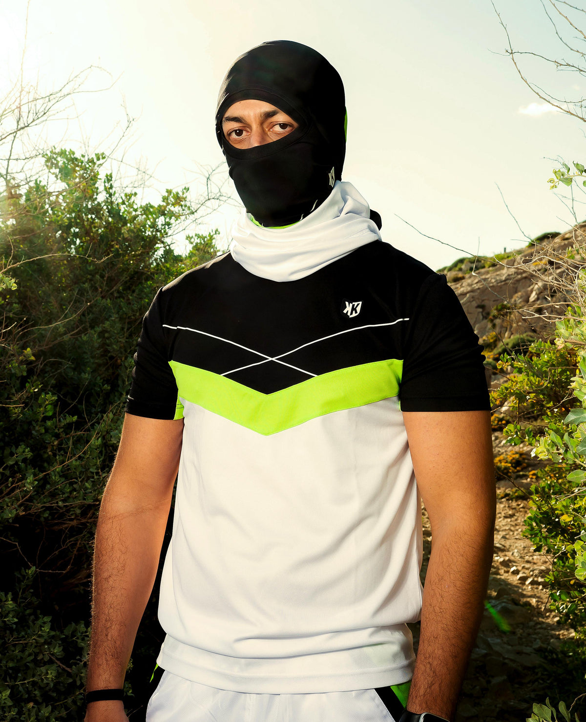 T-shirt FK Game - Noir/Blanc/Vert