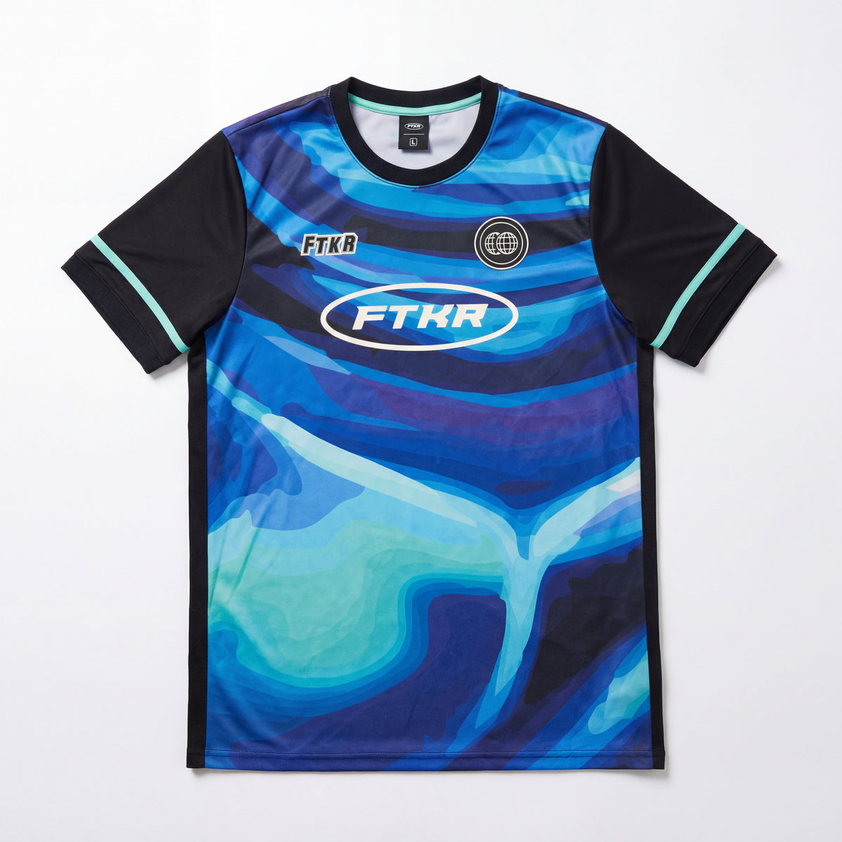 T-Shirt FTKR Zone - Bleu/Noir