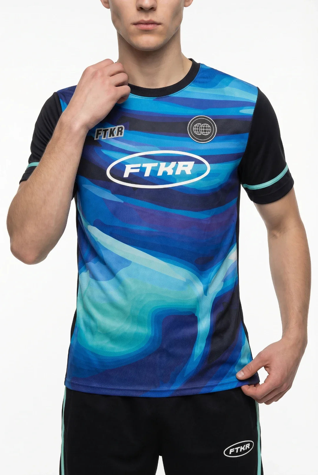 T-Shirt FTKR Zone - Bleu/Noir