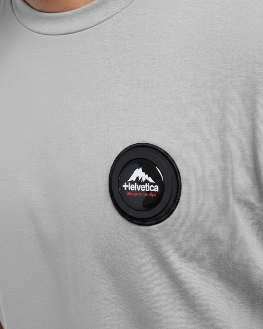 T-shirt Helvetica Ajaccio - Gris