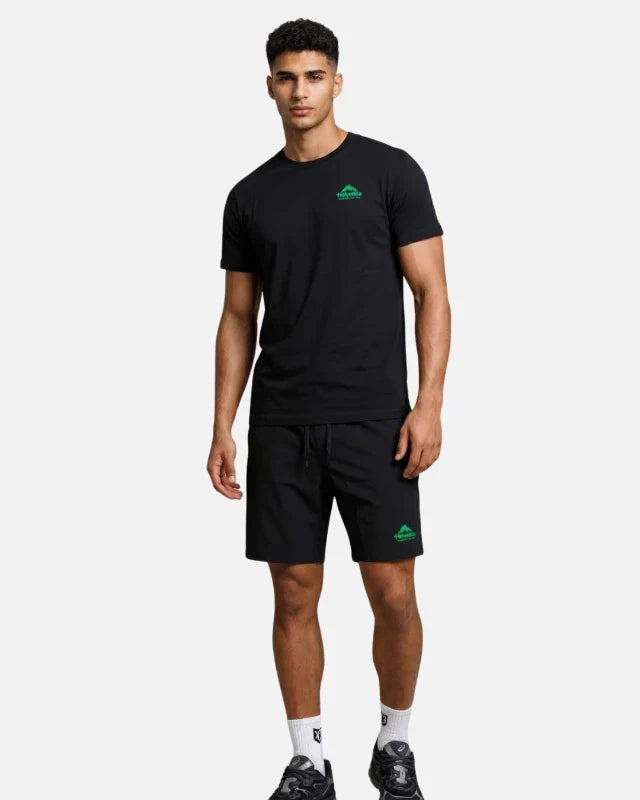 T-shirt Helvetica Detroit - Noir