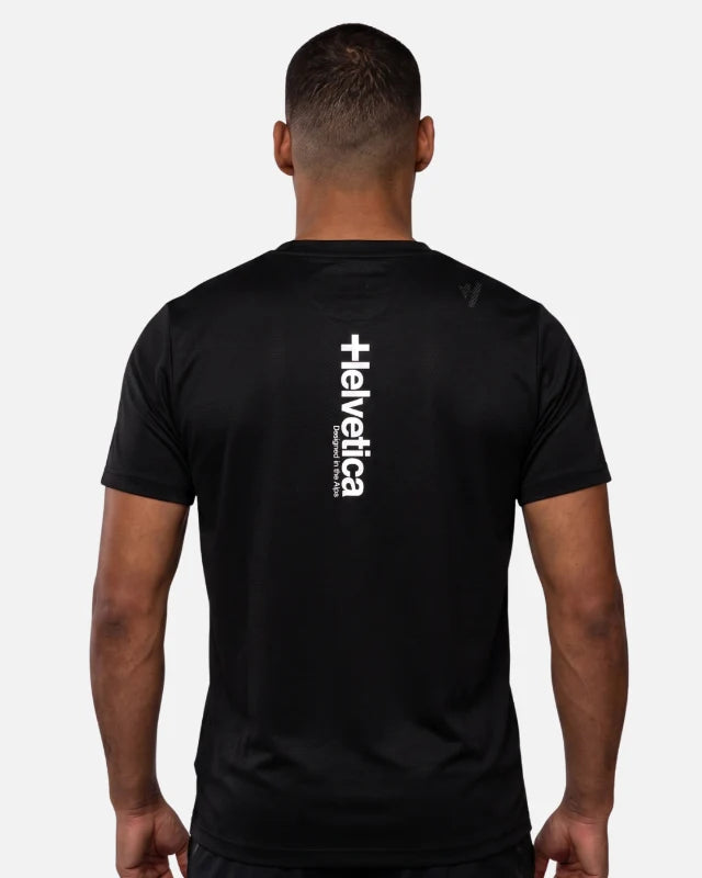 T-shirt Helvetica LEWIS 33 - Black