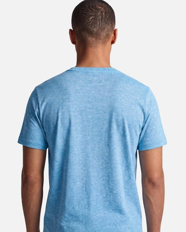 T-shirt Helvetica Usain 12 - Bleu