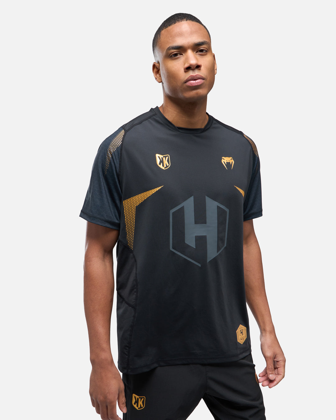 T-shirt FK x Venum Hexagone MMA - Noir/Doré
