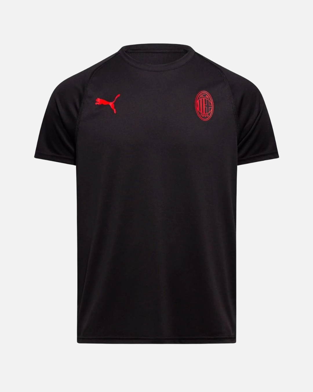 T-shirt Milanc AC 2026/2027 - Noir/Rouge