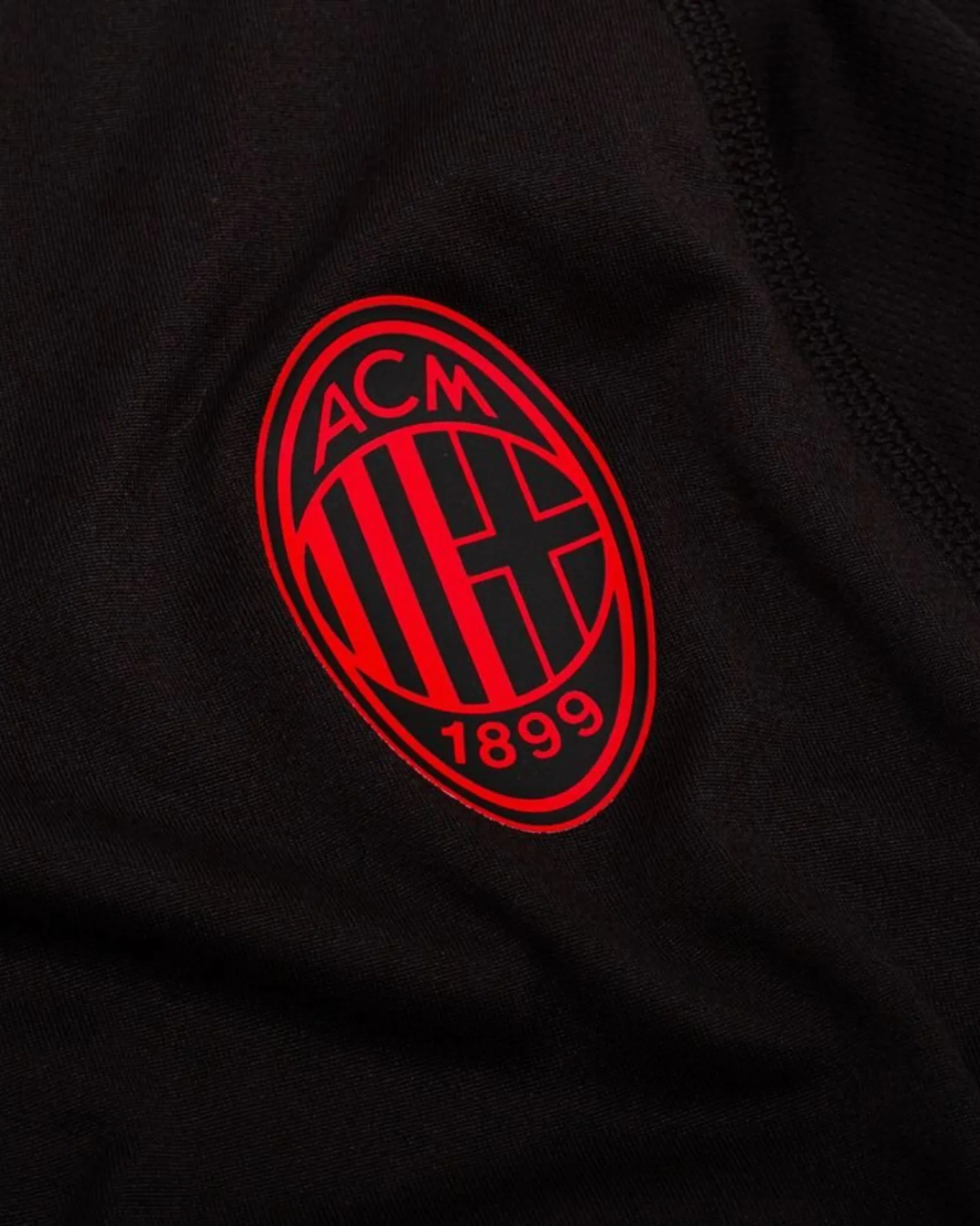 T-shirt Milanc AC 2026/2027 - Noir/Rouge