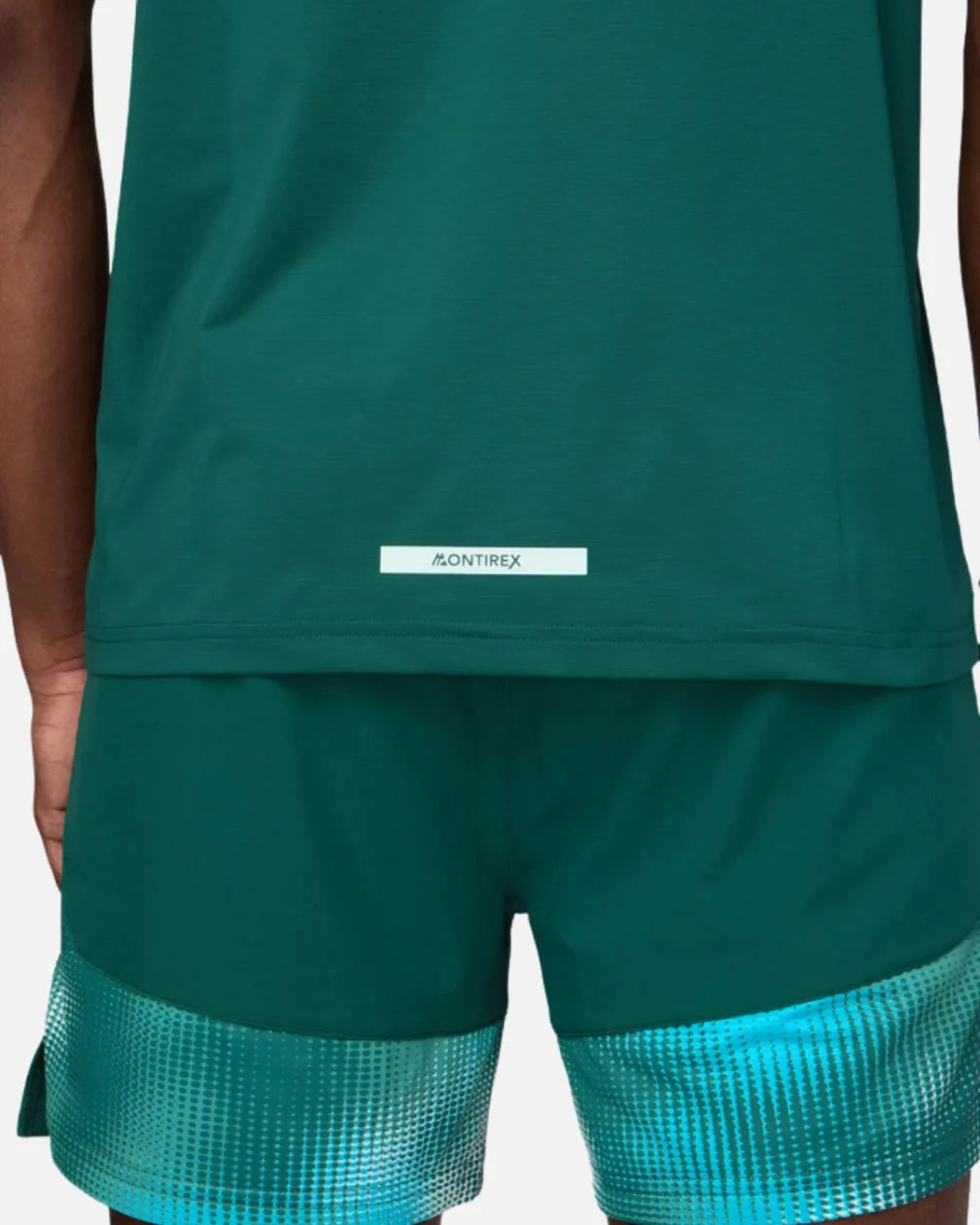 T-Shirt Montirex Run Disperse - Vert