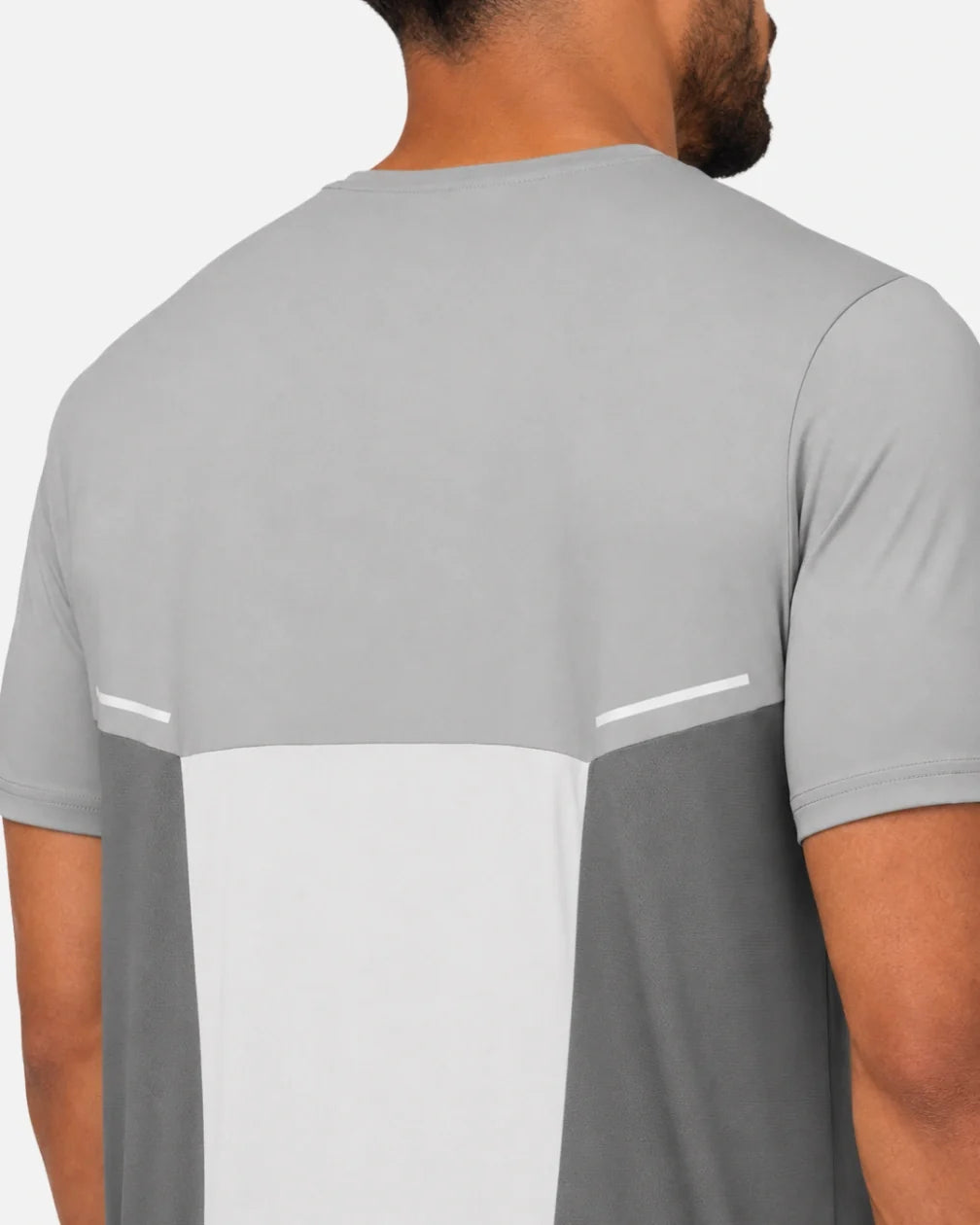 T-Shirt Montirex Strive - Gris/Blanc