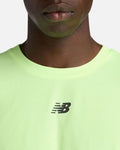 T-Shirt New Balance Fast Days - Jaune