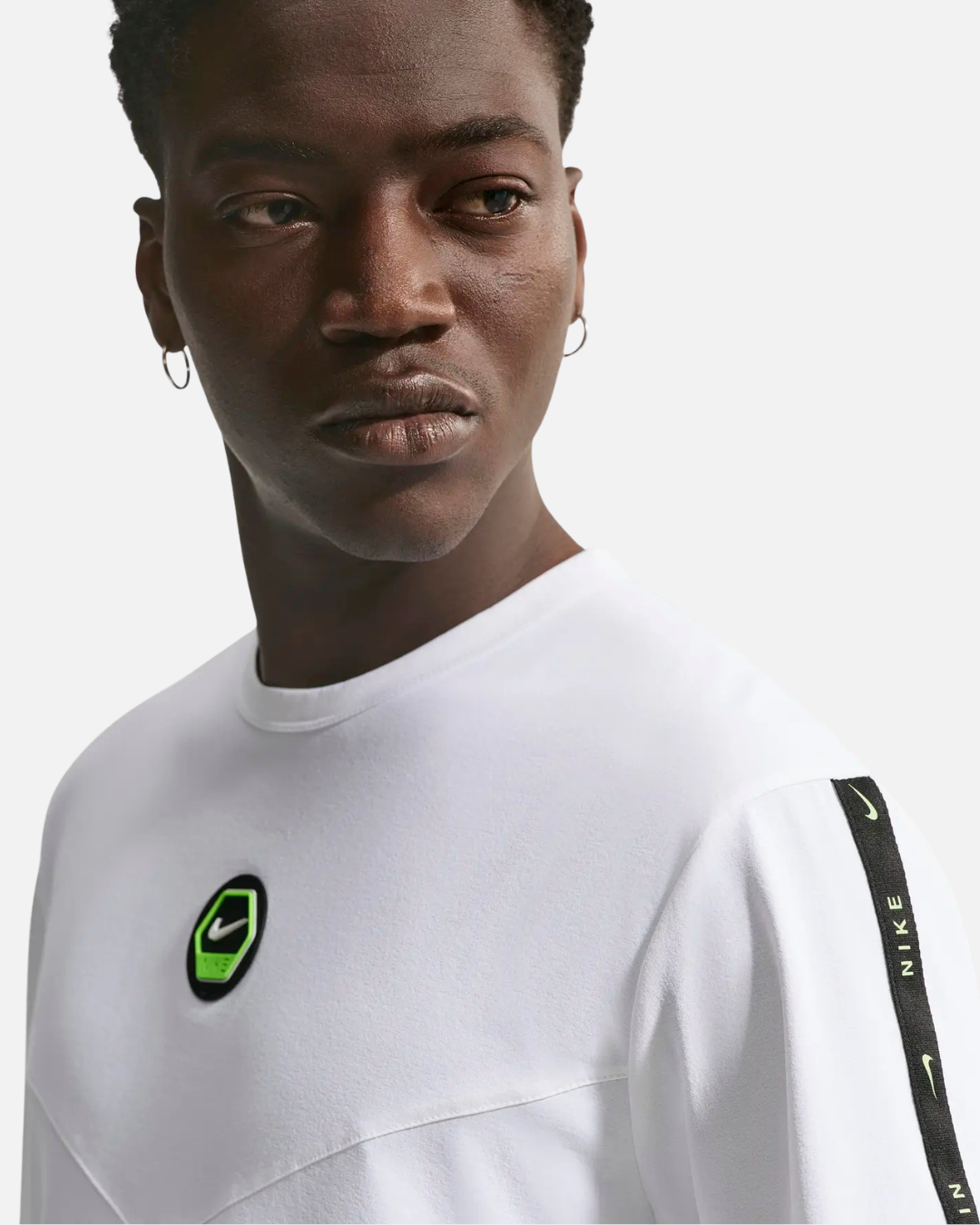 T-shirt Nike City Side - Blanc/Noir/Vert