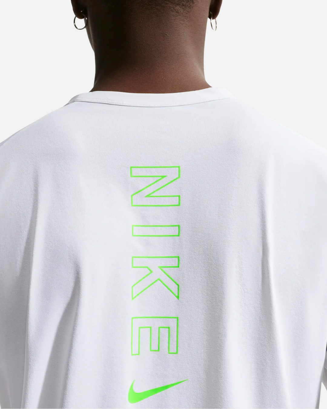 T-shirt Nike City Side - Blanc/Noir/Vert