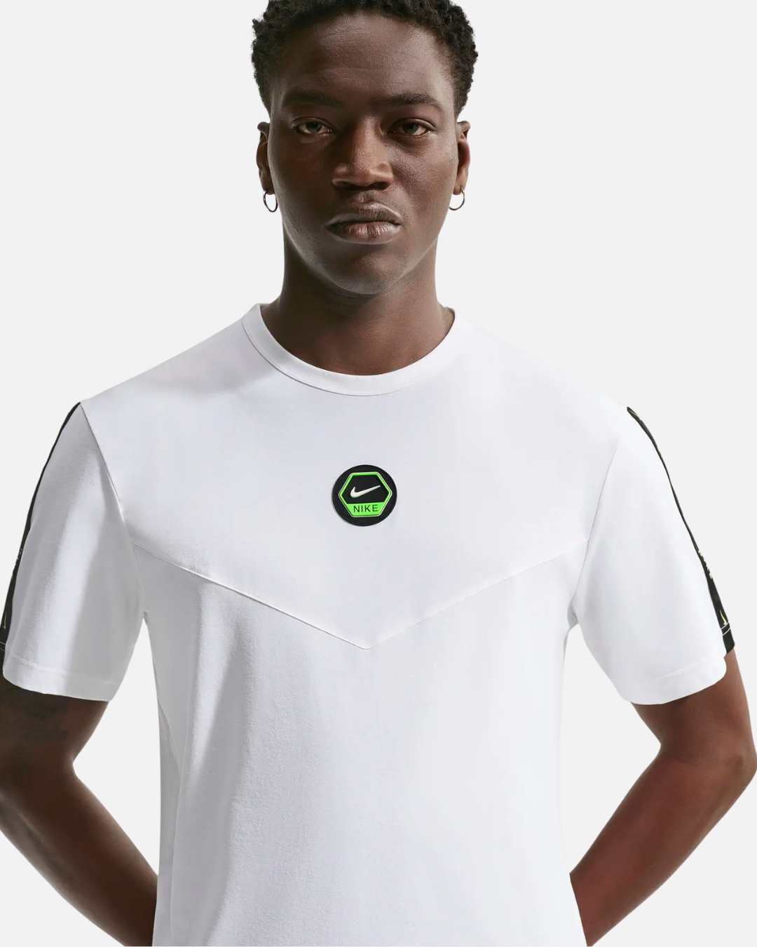 T-shirt Nike City Side - Blanc/Noir/Vert