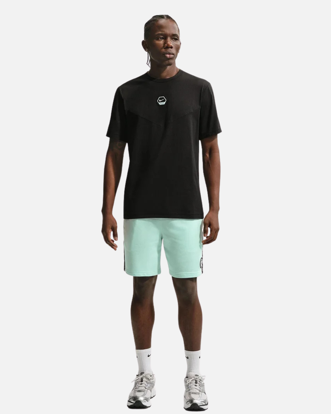 T-shirt Nike City Side - Noir/Vert