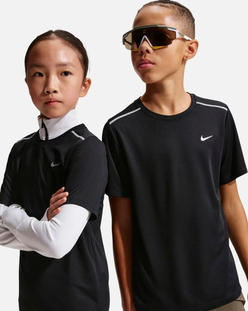 T-shirt Nike Miler Junior - Noir