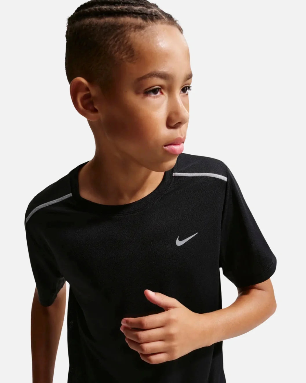 T-shirt Nike Miler Junior - Noir