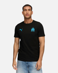 T-shirt OM 2025/2026 - Noir/Bleu