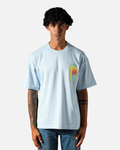 T-shirt Oversize OM Ikao - Bleu
