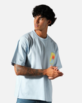 T-shirt Oversize OM Ikao - Bleu