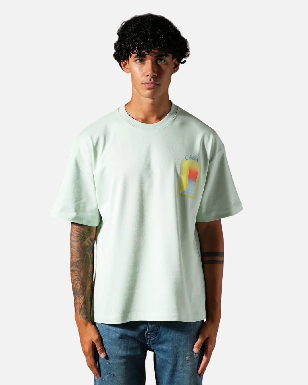 T-shirt Oversize OM Ikao - Menthe
