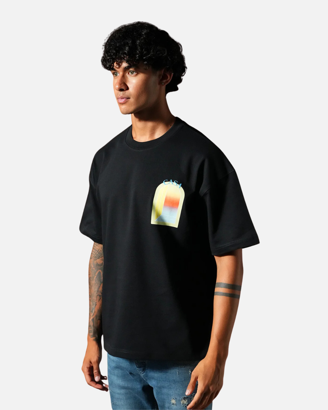 T-shirt Oversize OM Ikao - Noir