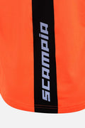 T-shirt Scampia First - Orange/Noir