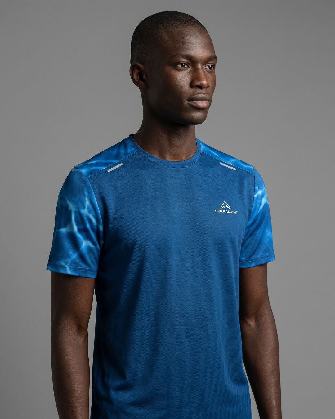 T-shirt Serramont Wave - Bleu