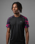 T-shirt Serramont Wave - Noir/Rose