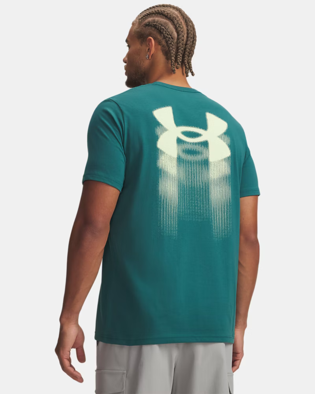 T-shirt Under Armour Blur Logo - Vert
