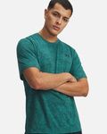 T-shirt Under Armour Tech Pixelate - Vert