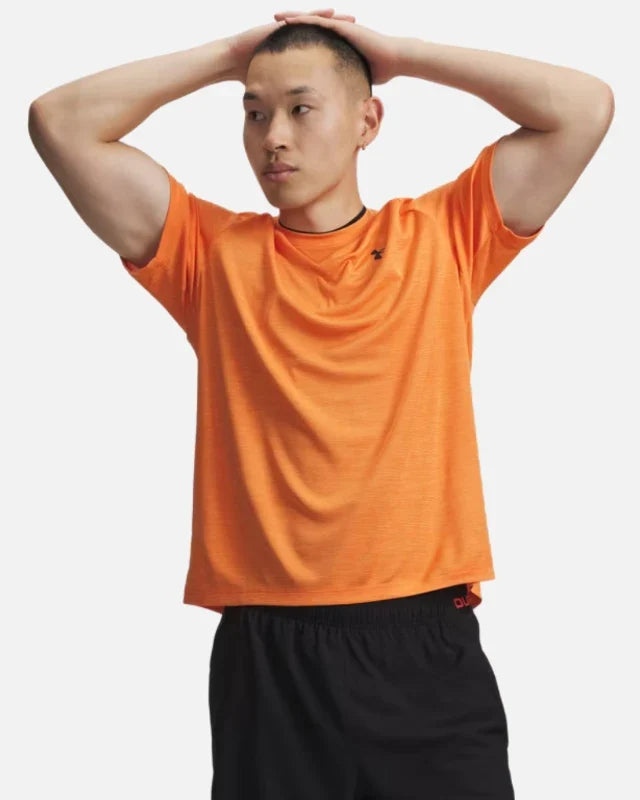 T-shirt Under Armour Tech Textured - Orange