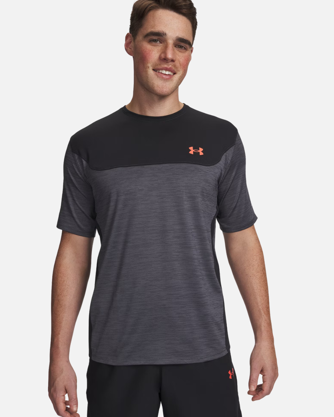 T-shirt Under Armour Tech Utility - Noir/Rouge