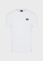 T-shirt Emporio Armani EA7 Logo Series - Blanc/Vert